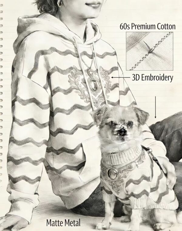 Luxury Pet Outfit Design Sketches - Personalized Concepts (Manufacturing Excluded)