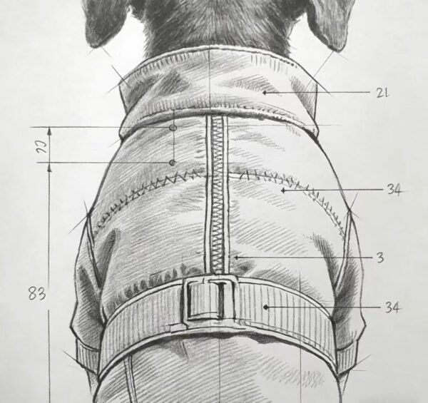 Luxury Pet Outfit Design Sketches - Personalized Concepts (Manufacturing Excluded)