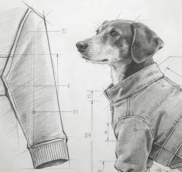 Luxury Pet Outfit Design Sketches - Personalized Concepts (Manufacturing Excluded)