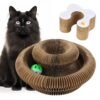 Interactive Cat Scratcher Bed for Indoor Cats