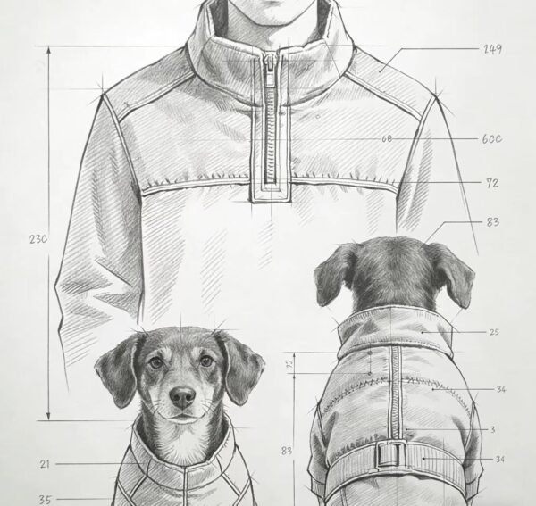 Luxury Pet Outfit Design Sketches - Personalized Concepts (Manufacturing Excluded)