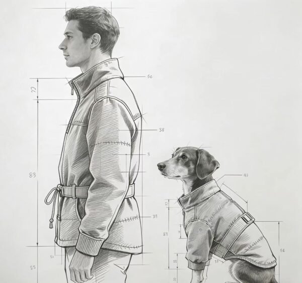 Luxury Pet Outfit Design Sketches - Personalized Concepts (Manufacturing Excluded)