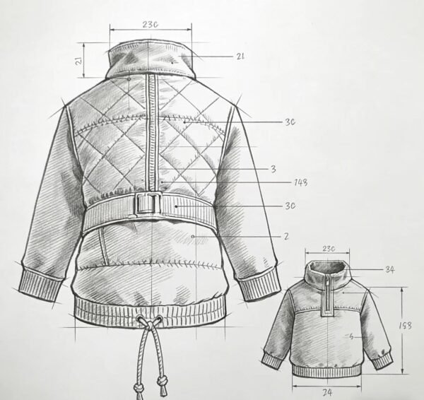Luxury Pet Outfit Design Sketches - Personalized Concepts (Manufacturing Excluded)