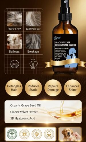 My1st Pet Grooming Spray – Anti-Static, Detangling & Shine Coat Spray for Dogs & Cats