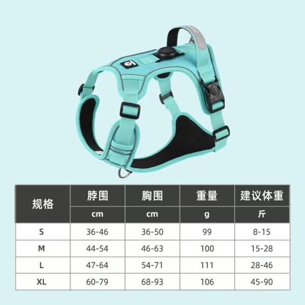 No-Pull Tactical Dog Harness with Leash