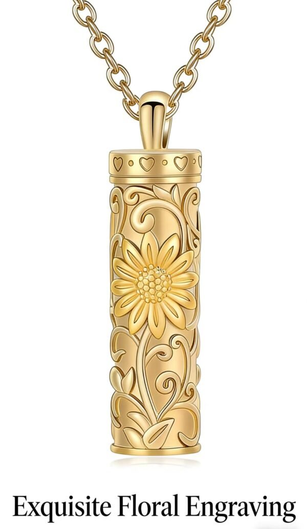 Sunflower Commemorative Necklace