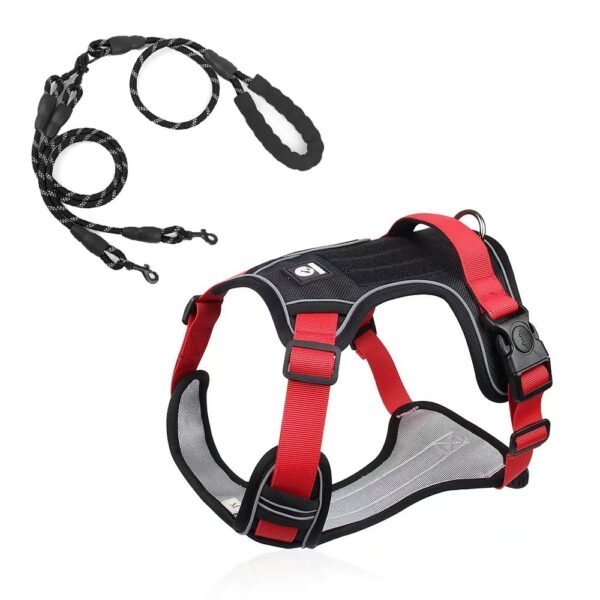 No-Pull Tactical Dog Harness with Leash