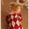 European Style Knitted Pet Sweater – Cozy Winter Clothing for Cats and Small Dogs