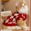 European Style Knitted Pet Sweater – Cozy Winter Clothing for Cats and Small Dogs