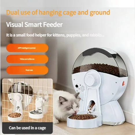 03fe043c-106b-43c0-a0c3-ae05d701c1fa Smart WiFi Pet Feeder with HD Camera | Automatic Feeding for Dogs & Cats