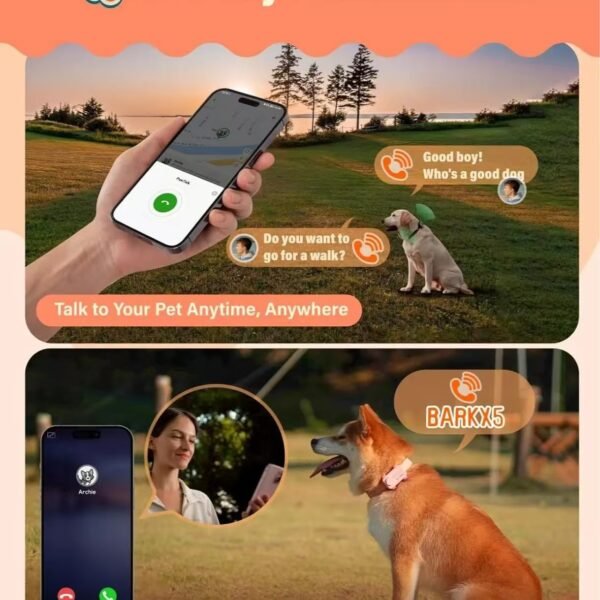 Pet tracking devices that allow you to contact your pet if it gets lost.